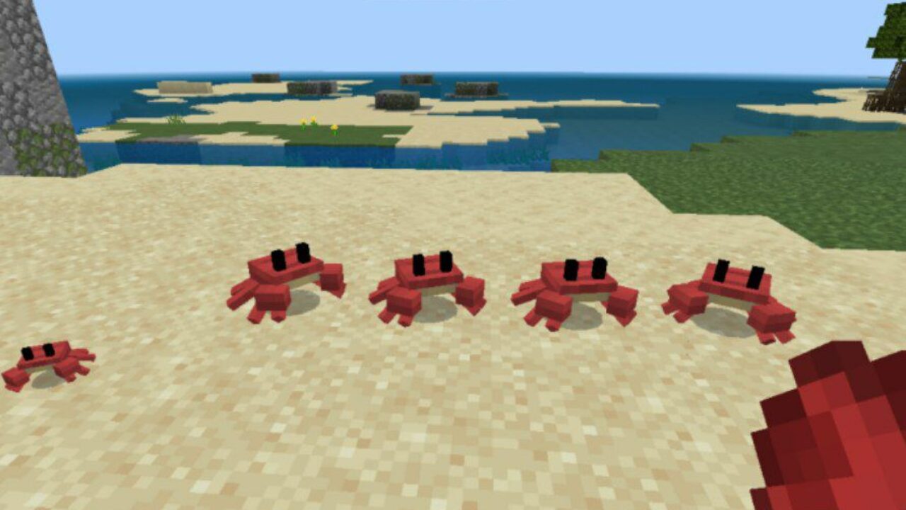 Crabs from Adventures Plus Mod for Minecraft PE