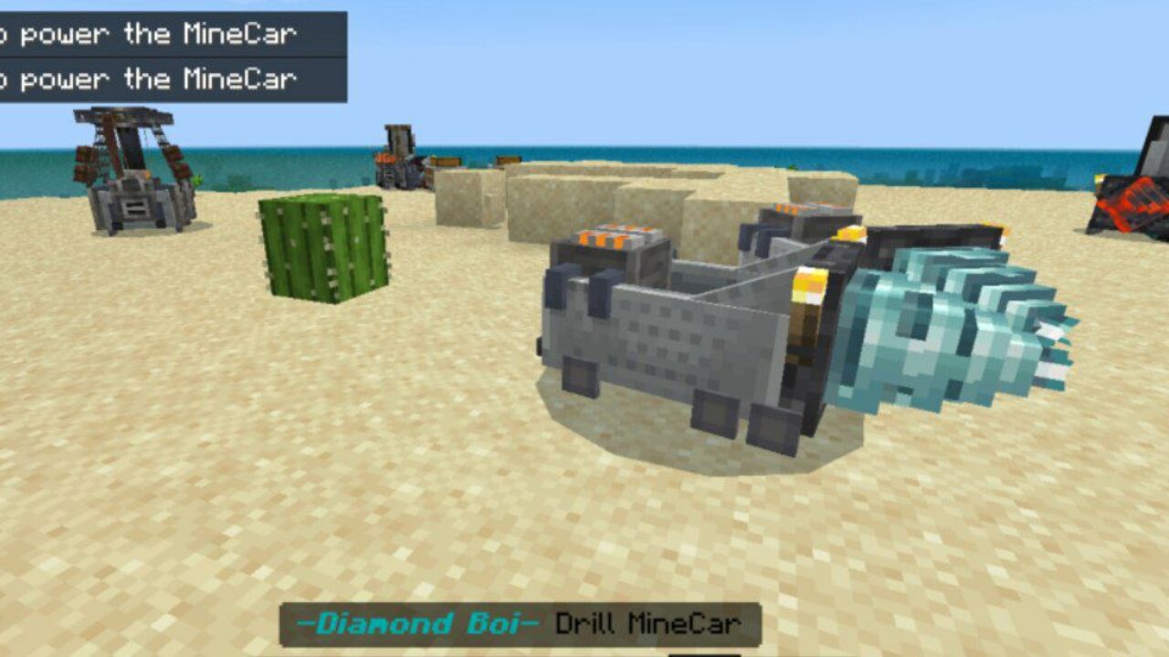 Diamond Boi from Minecart Mod for Minecraft PE