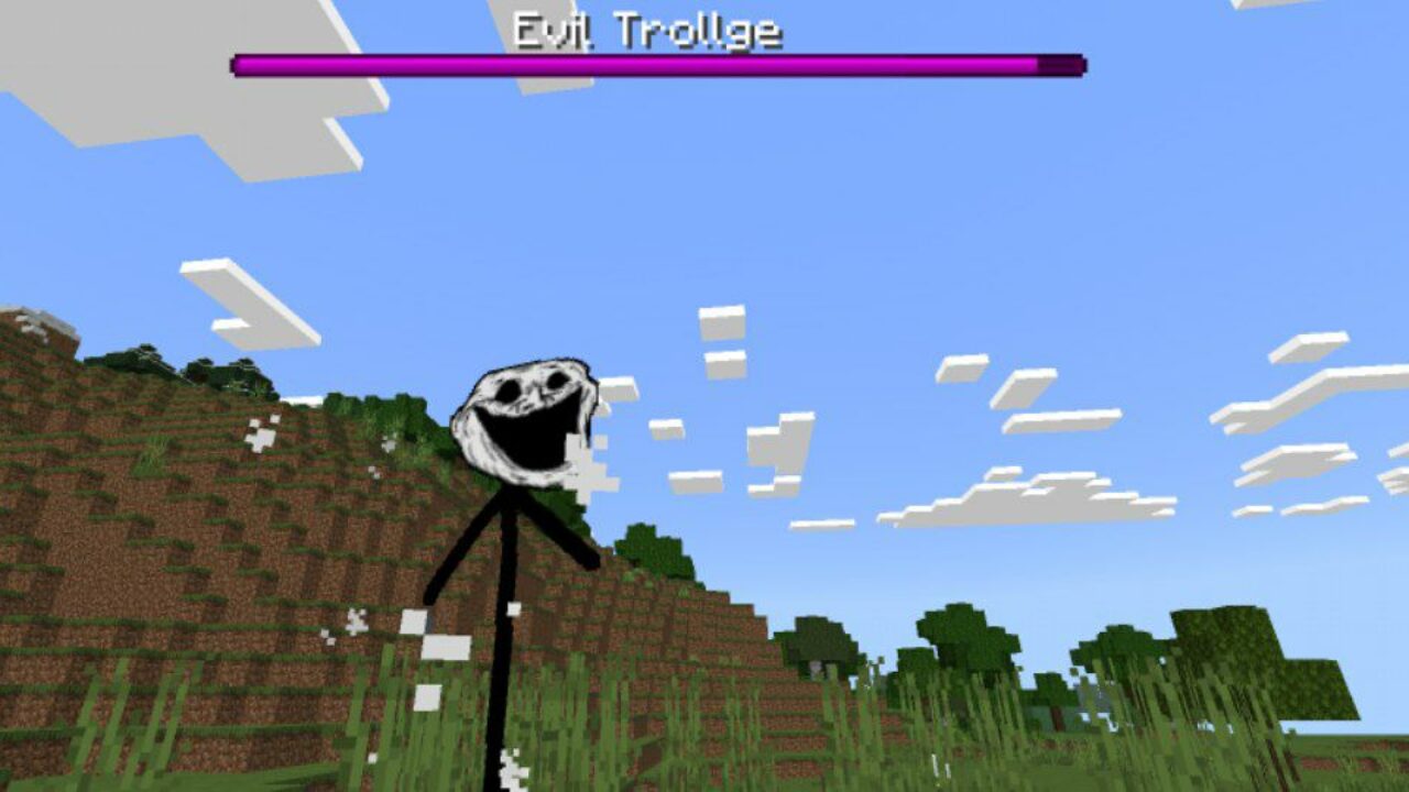 Evil from Trollge Face Mod for Minecraft PE