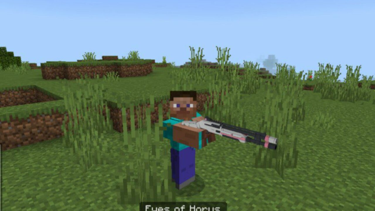 Eyes of Horus from 3D Gun Mod for Minecraft PE