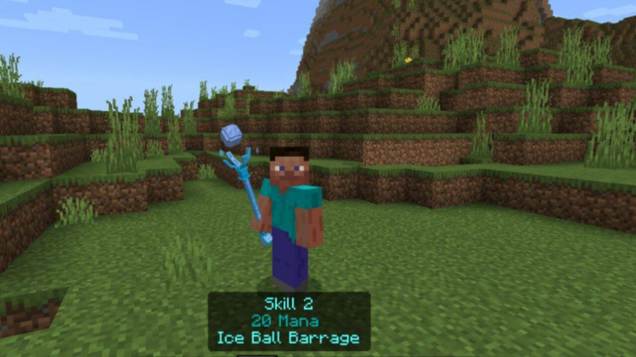 Ice Ball from Magical Warfare Mod for Minecraft PE