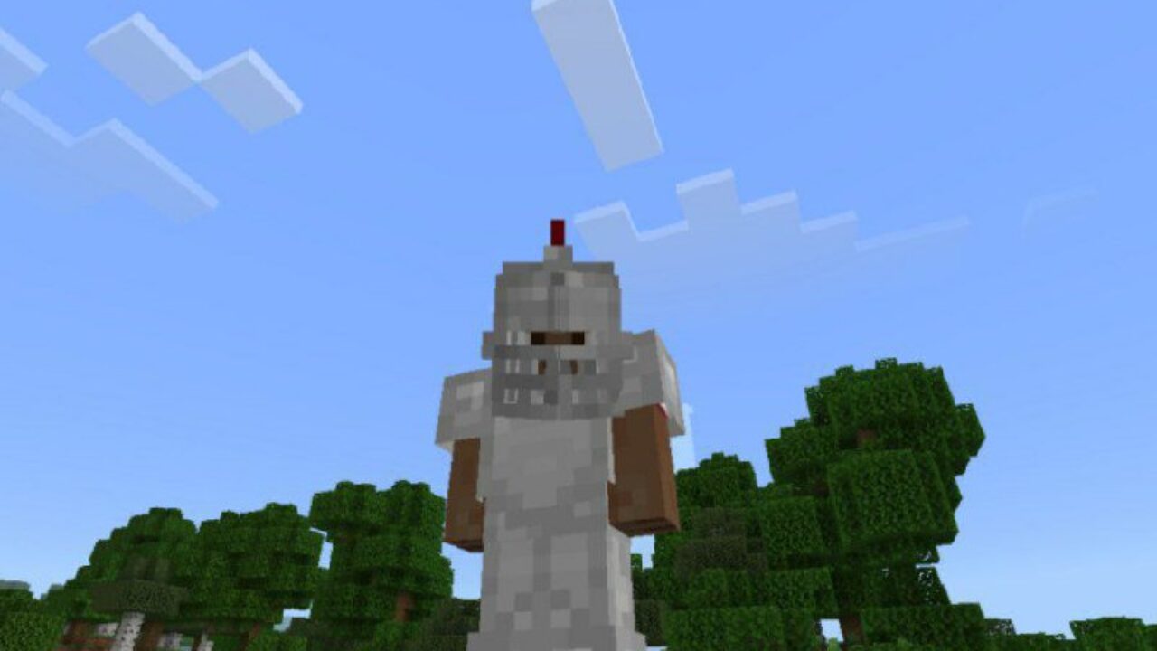 Iron from 3D Helmet Mod for Minecraft PE