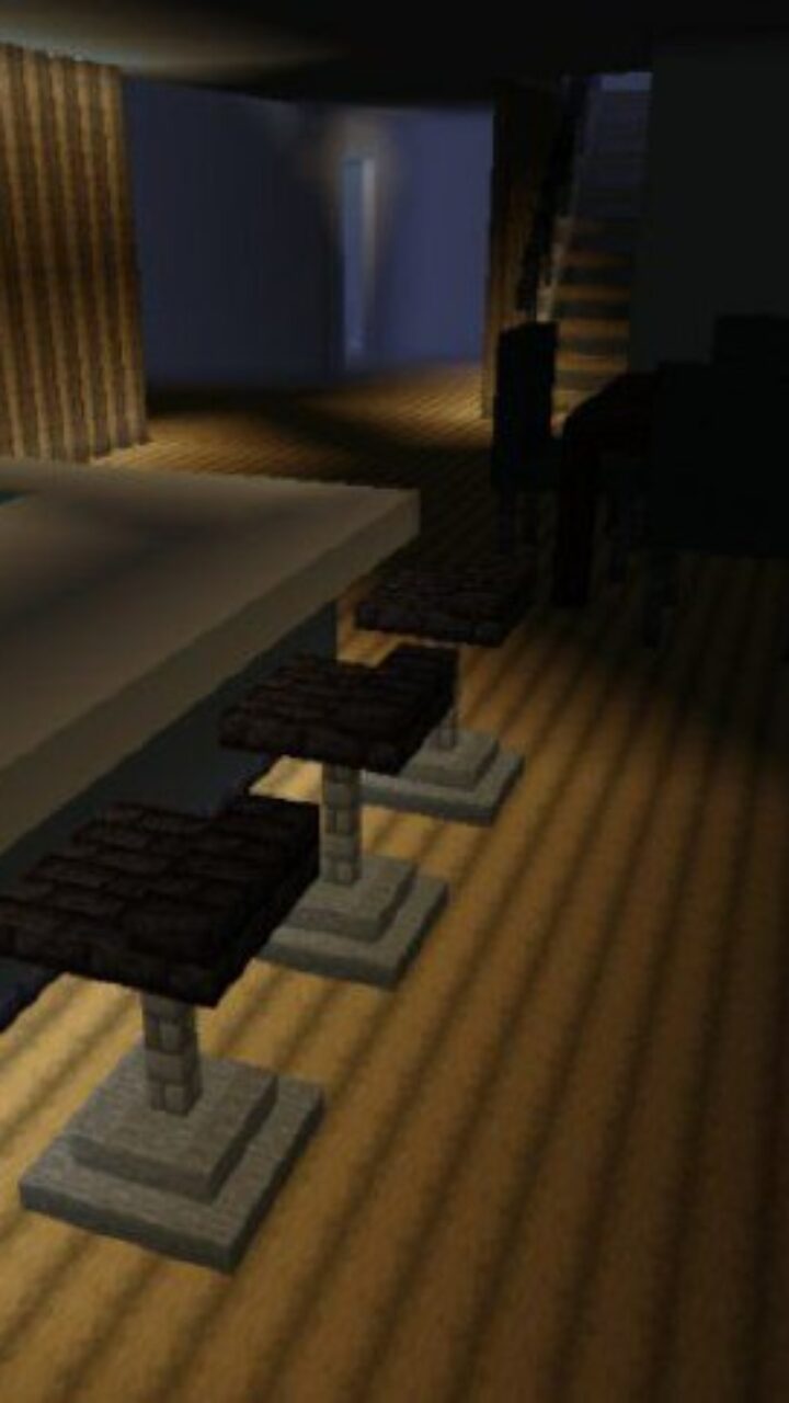 Kitchen from Mega Mansion Map for Minecraft PE