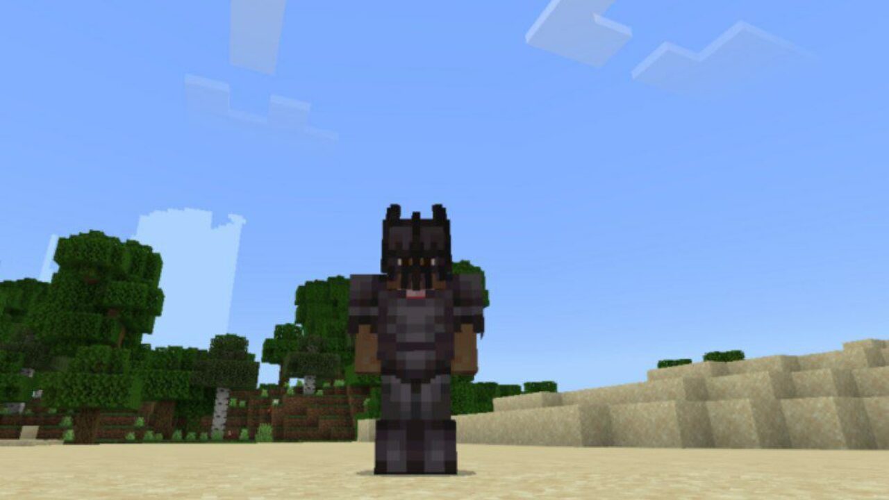 Netherite from 3D Helmet Mod for Minecraft PE