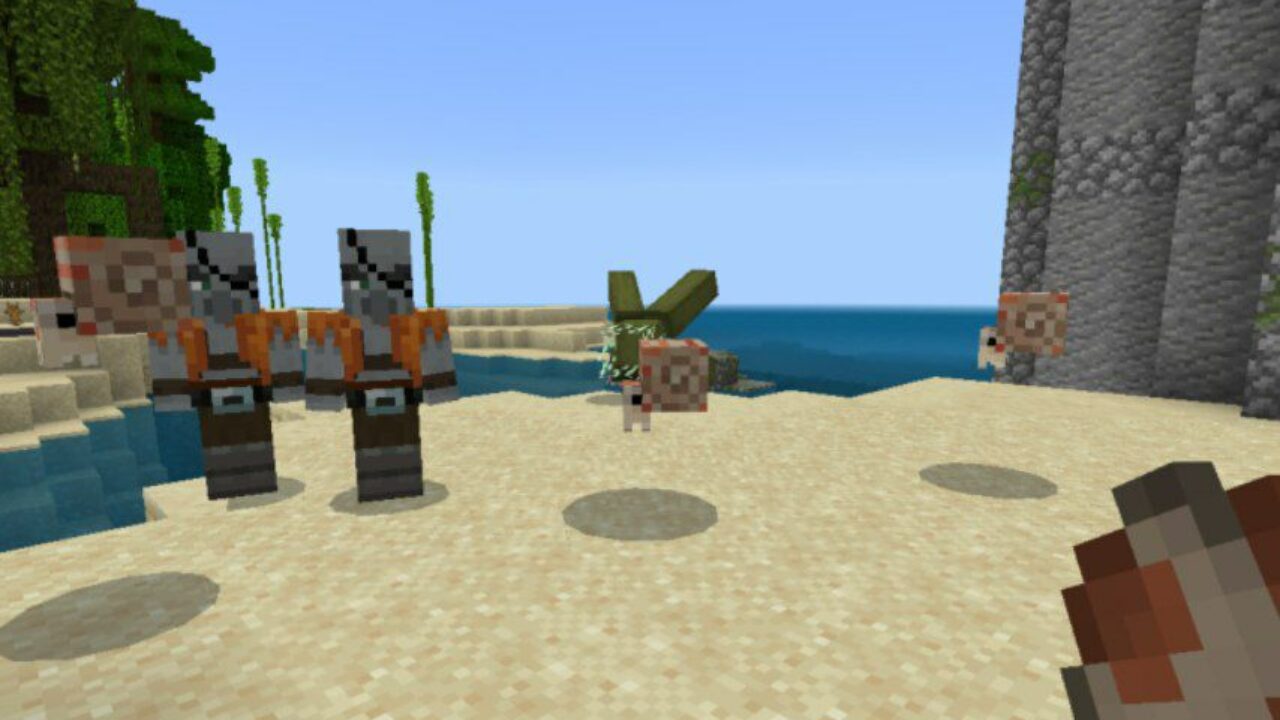 New Mobs from Adventures Plus Mod for Minecraft PE