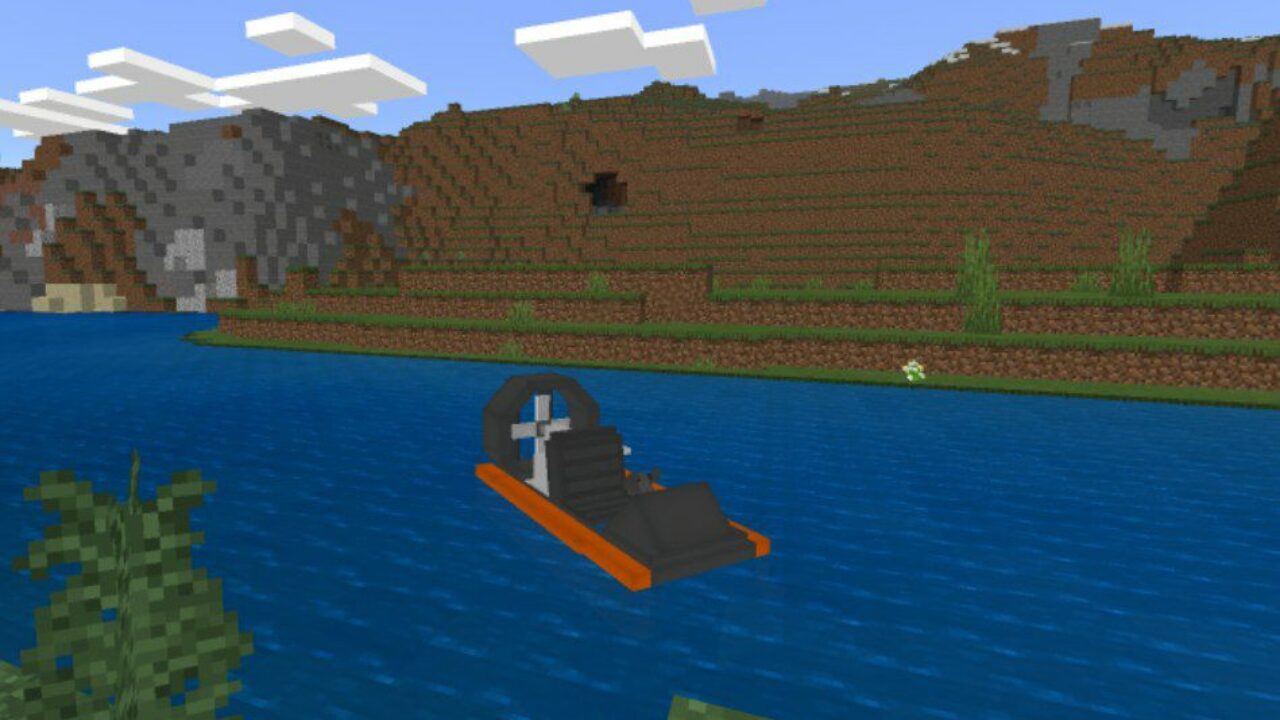 Orange from Hoverboat Mod for Minecraft PE