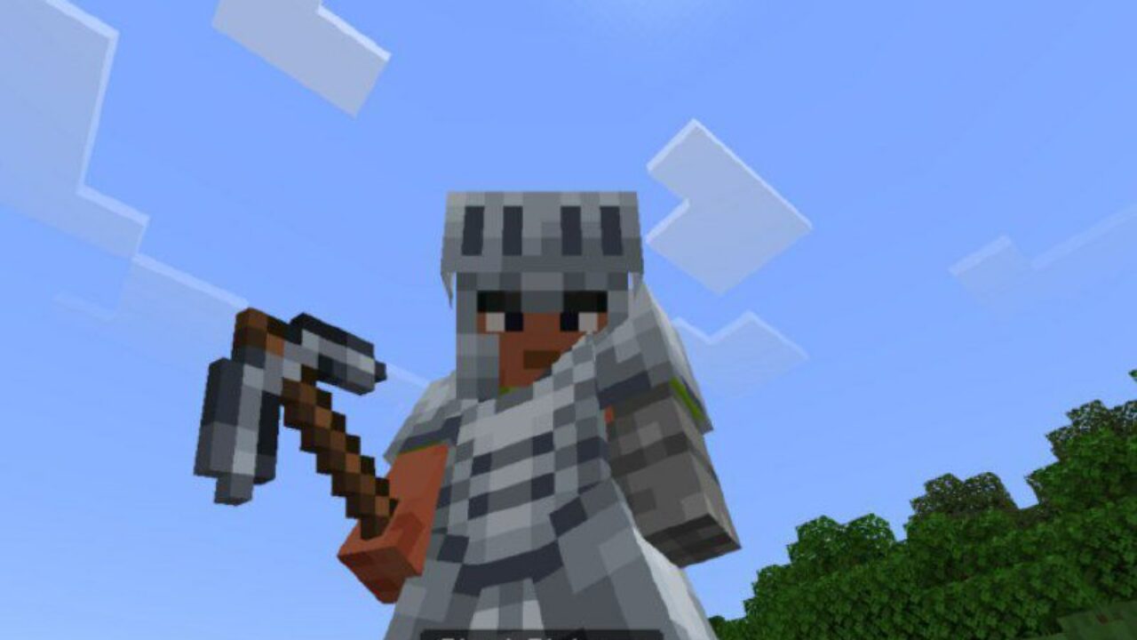 Pickaxe from Steel Mod for Minecraft PE