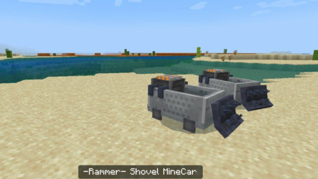 Rammer from Minecart Mod for Minecraft PE