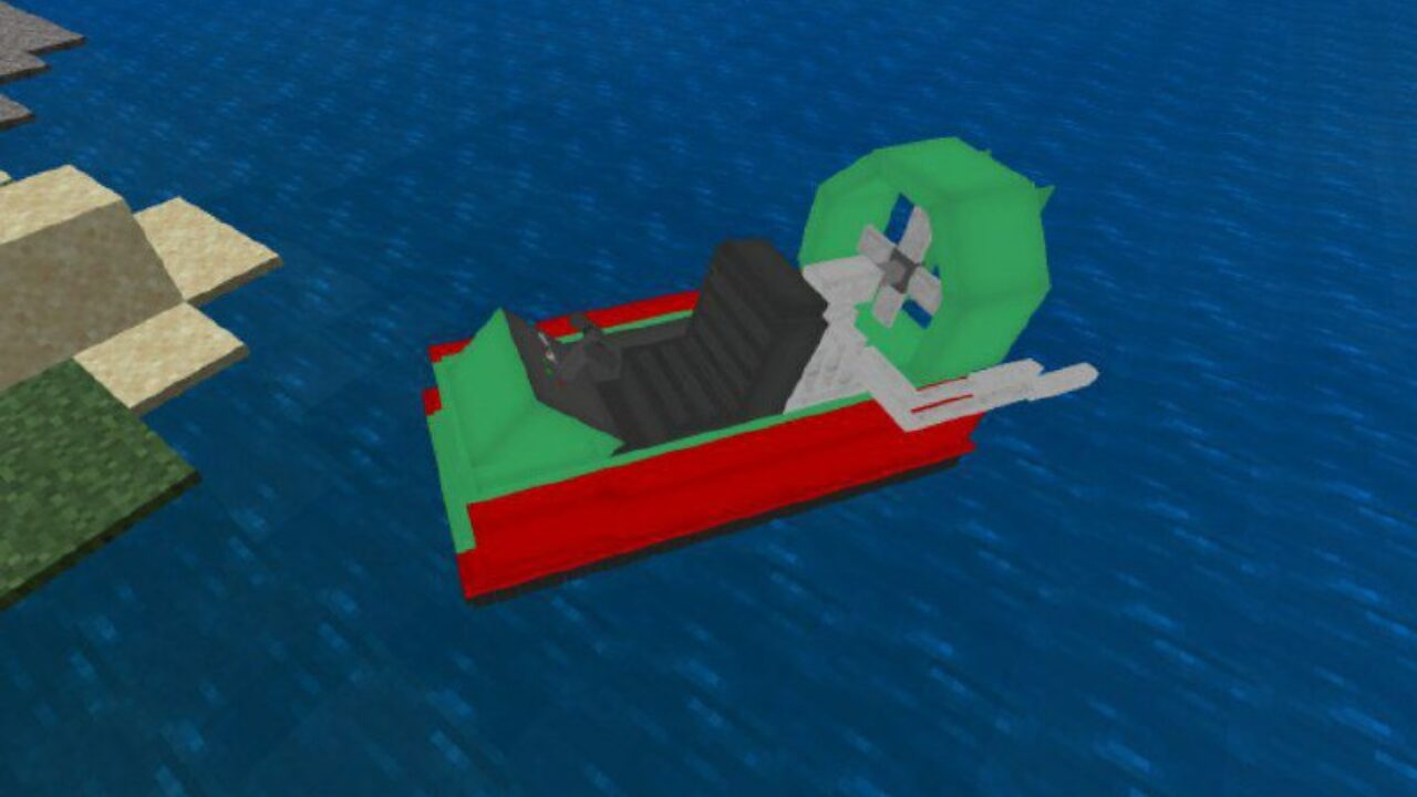 Red and Green from Hoverboat Mod for Minecraft PE