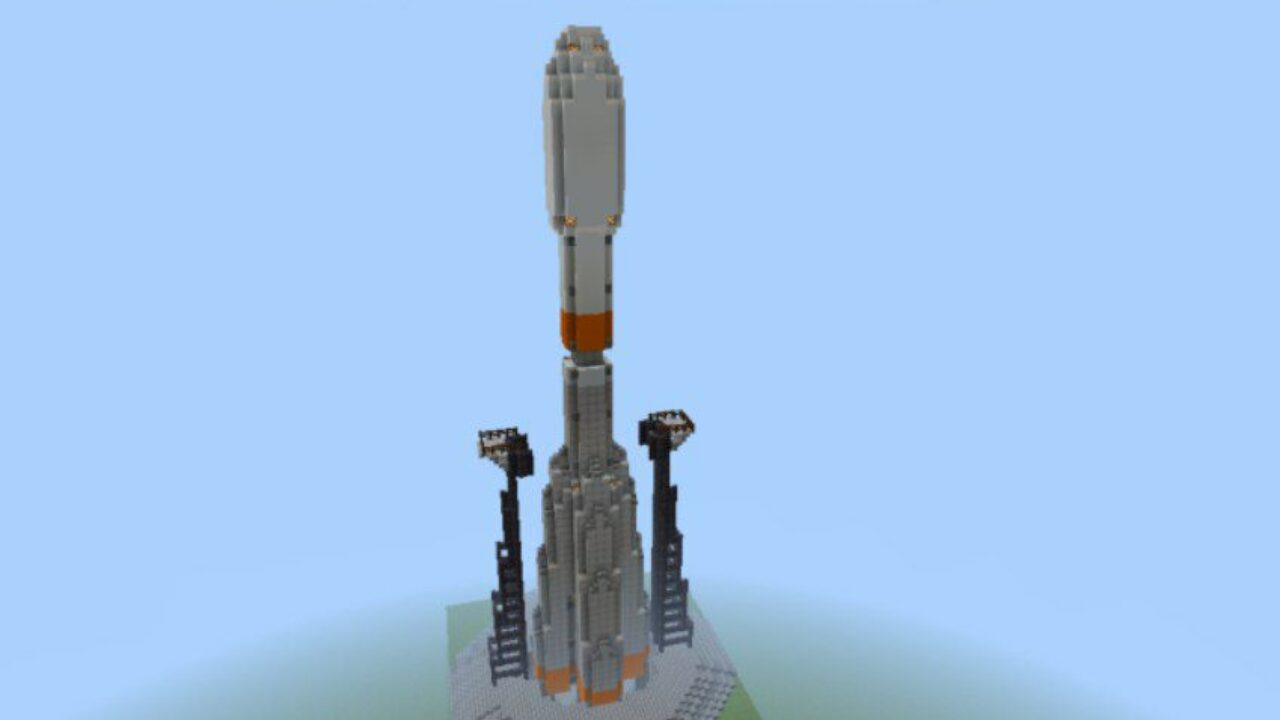 Space Rocket Map for Minecraft PE