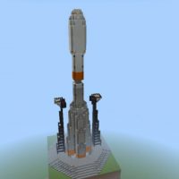 Space Rocket Map for Minecraft PE