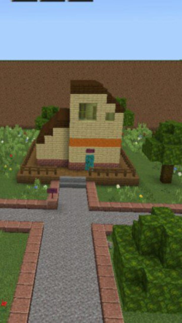 Top View from Sonic Map for Minecraft PE