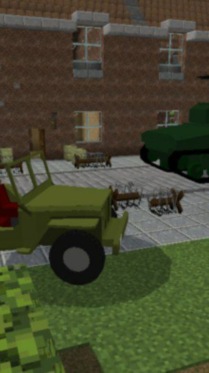 Vehicle from Normandy Map for Minecraft PE