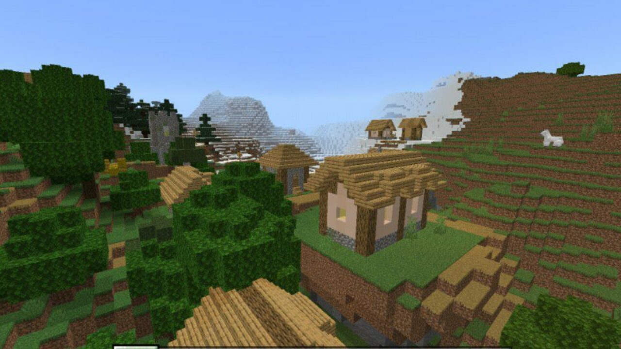 Village from FPS Texture Pack for Minecraft PE