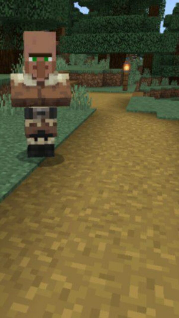 Villager from Taiga Map for Minecraft PE