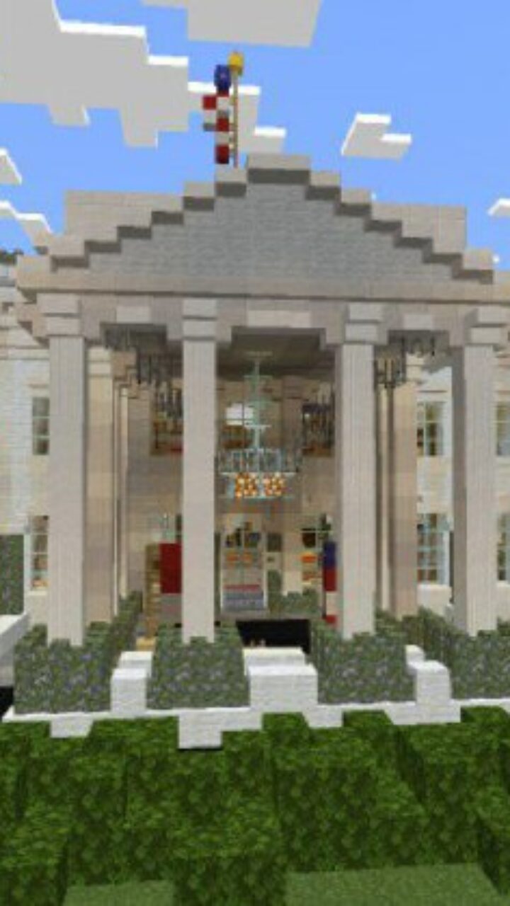 White House from Washington Map for Minecraft PE