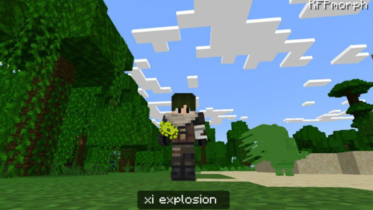 Xi Explosion from Kung Fu Panda Mod for Minecraft PE