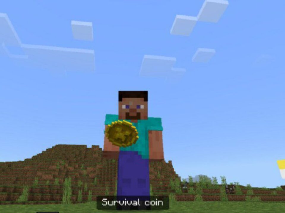 Coins Mod for Minecraft PE
