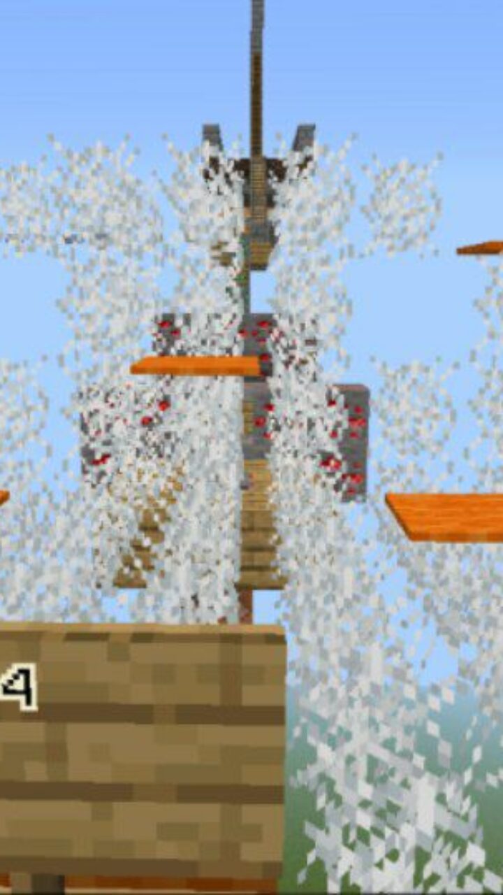 Levels from Unlimited Parkour Map for Minecraft PE