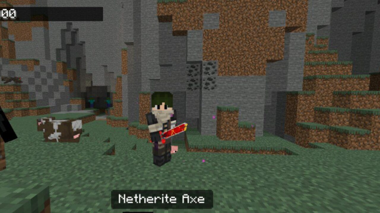 Netherite from Genshin Impact Texture Pack for Minecraft PE