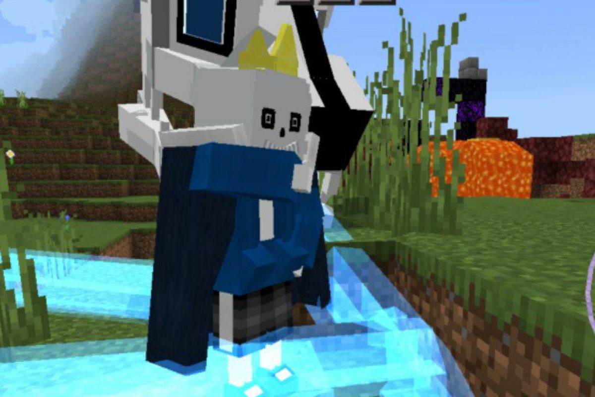 Download Sans Mod for Minecraft PE: the original story