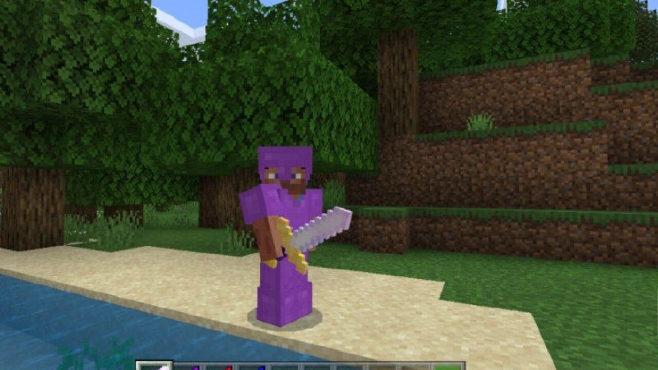 Armor from Sapphire Mod for Minecraft PE