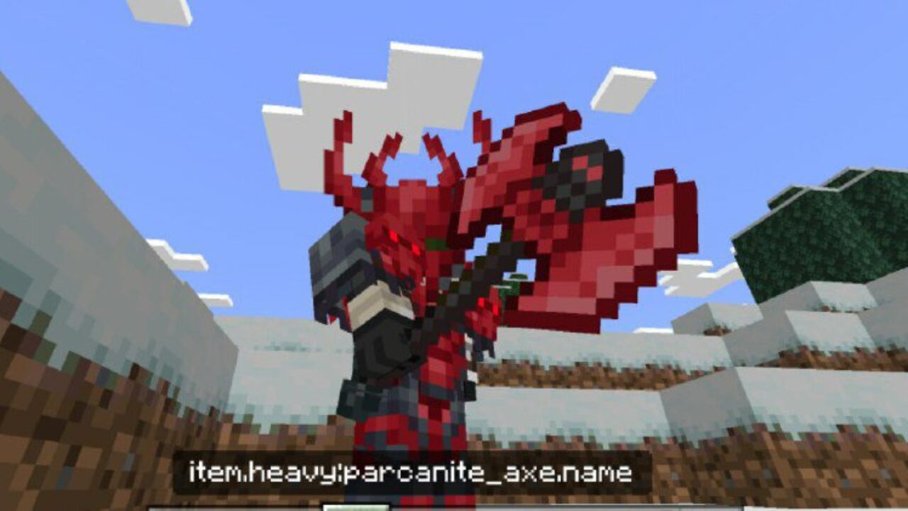 Axe from Netherite Mod for Minecraft PE