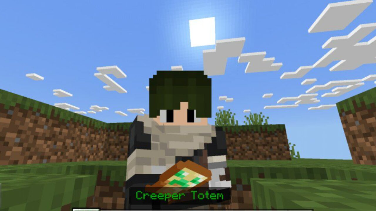 Creeper Totem from Totem Mod for Minecraft PE