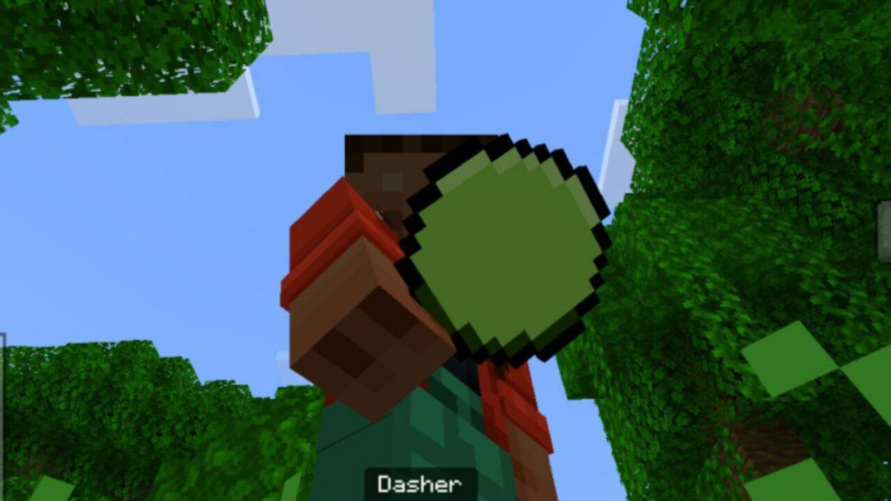 Dasher from Dash Ability Mod for Minecraft PE