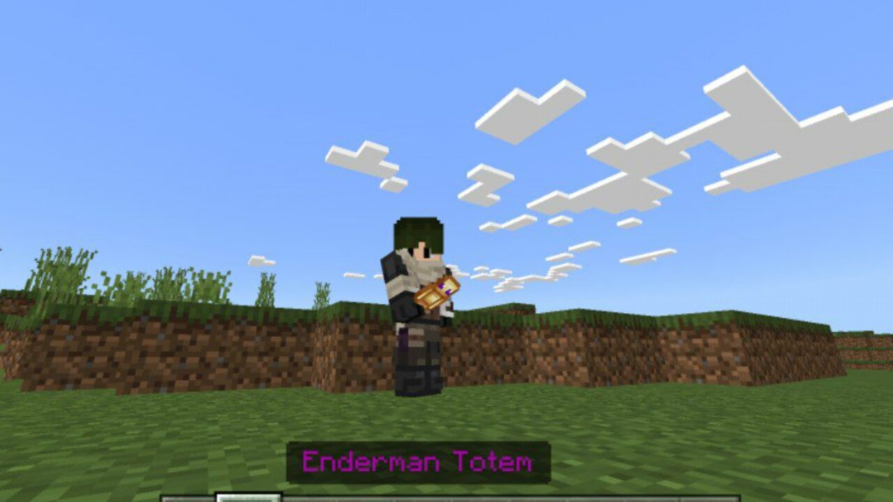 Enderman Totem from Totem Mod for Minecraft PE