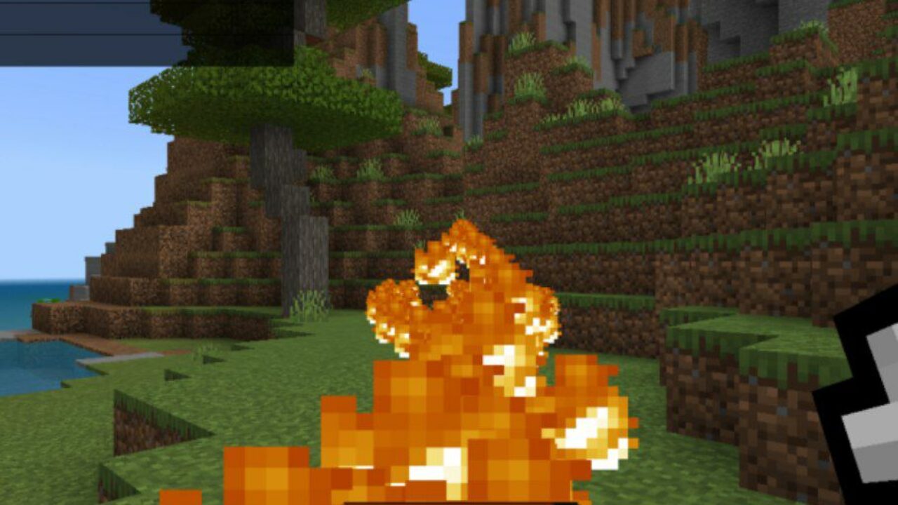 Fire from Avatar Mod for Minecraft PE