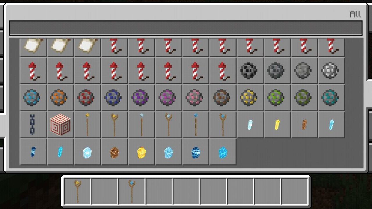 Inventory from Air Magic Mod for Minecraft PE