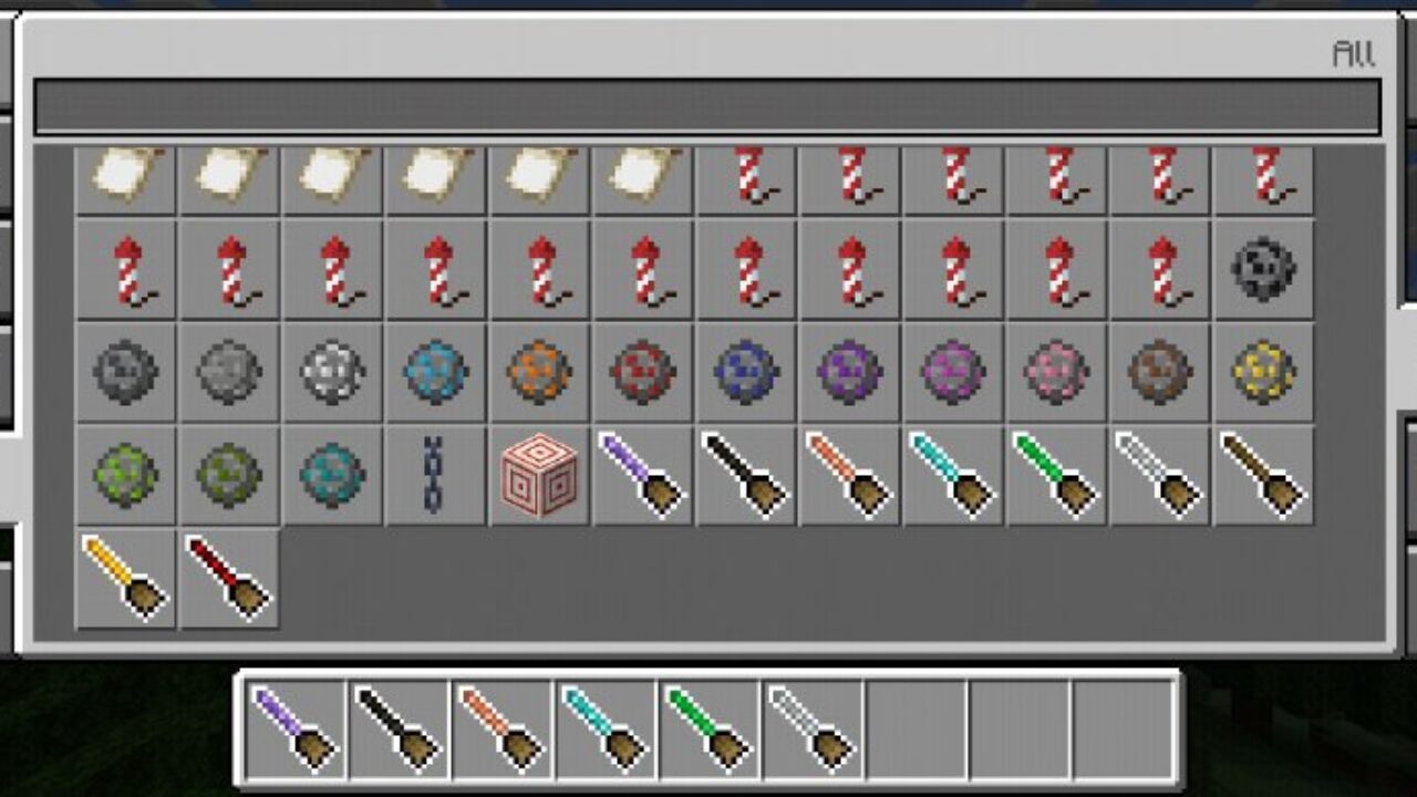 Inventory from Broomstick Mod for Minecraft PE