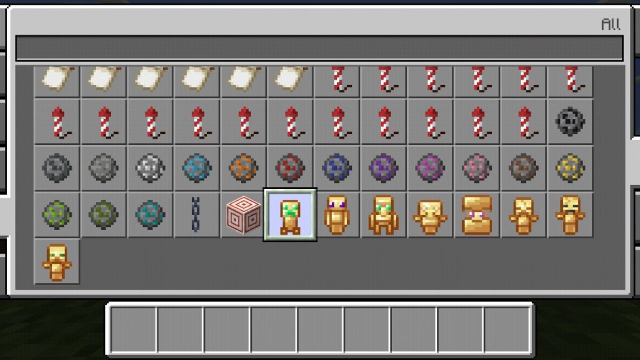 Inventory from Totem Mod for Minecraft PE