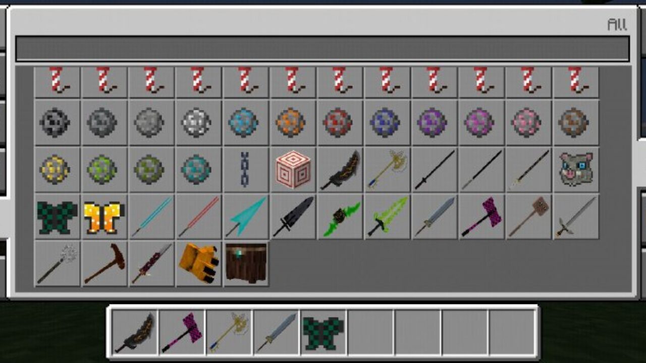 Inventory from Warcraft Mod for Minecraft PE