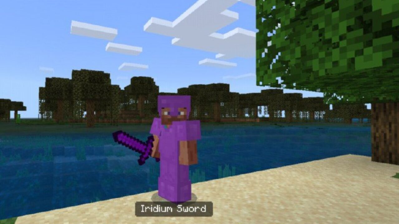 Iridium from Sapphire Mod for Minecraft PE