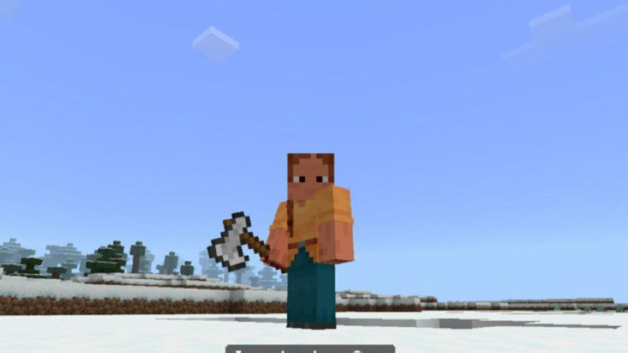 Iron from Axe Mod for Minecraft PE