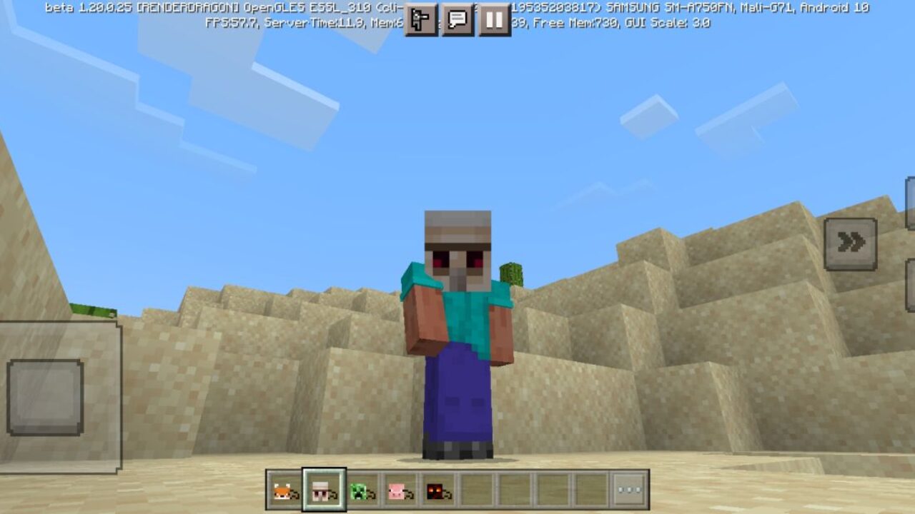 Iron Golem from Mask Mod for Minecraft PE