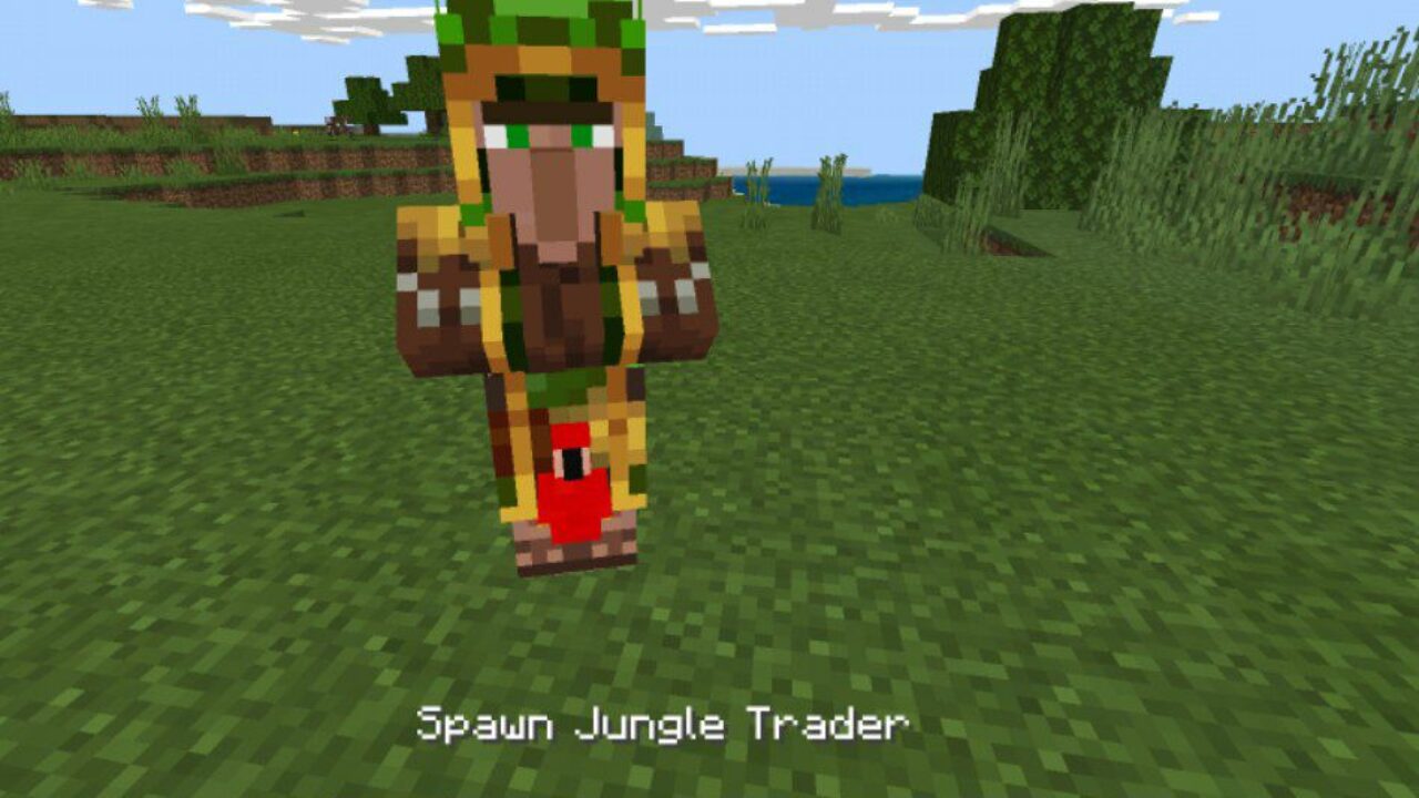 Jungle Trader from Trader Mod for Minecraft PE