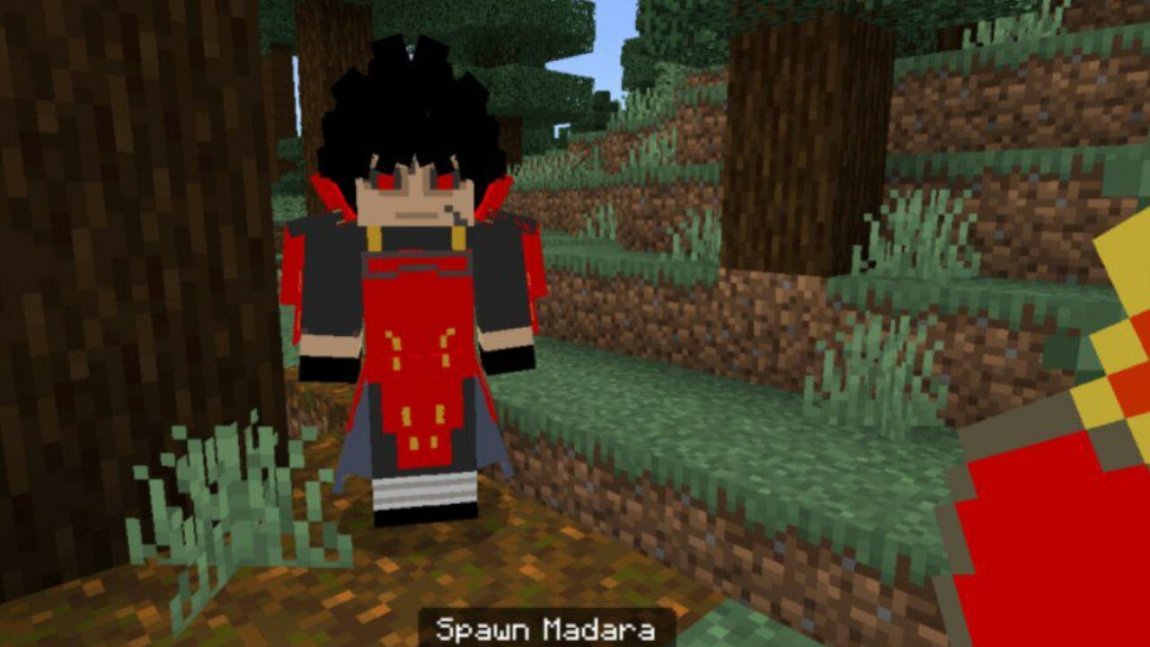 Main Character from Madara Mod for Minecraft PE