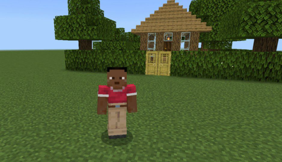 Download Mountain House Map for Minecraft PE: magnificent nature