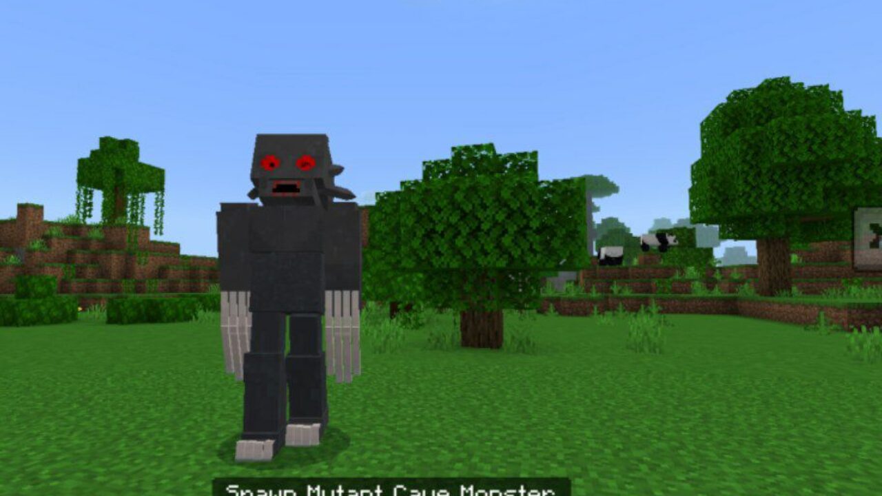 Mutant from Cave Mobs Mod for Minecraft PE