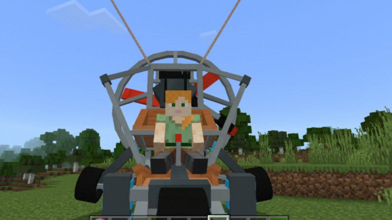 Parachute Mod for Minecraft PE