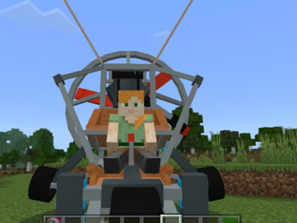 Parachute Mod for Minecraft PE