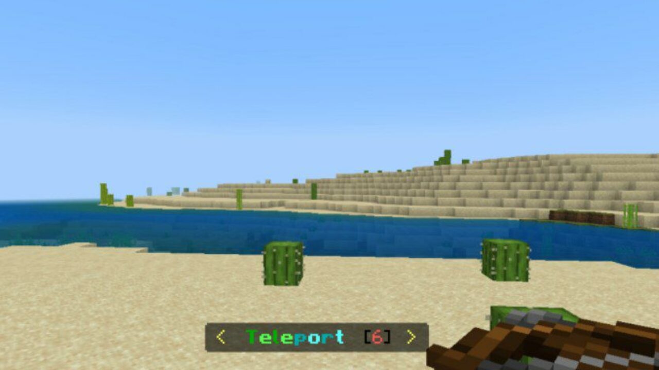 Teleport from Arrows Mod for Minecraft PE