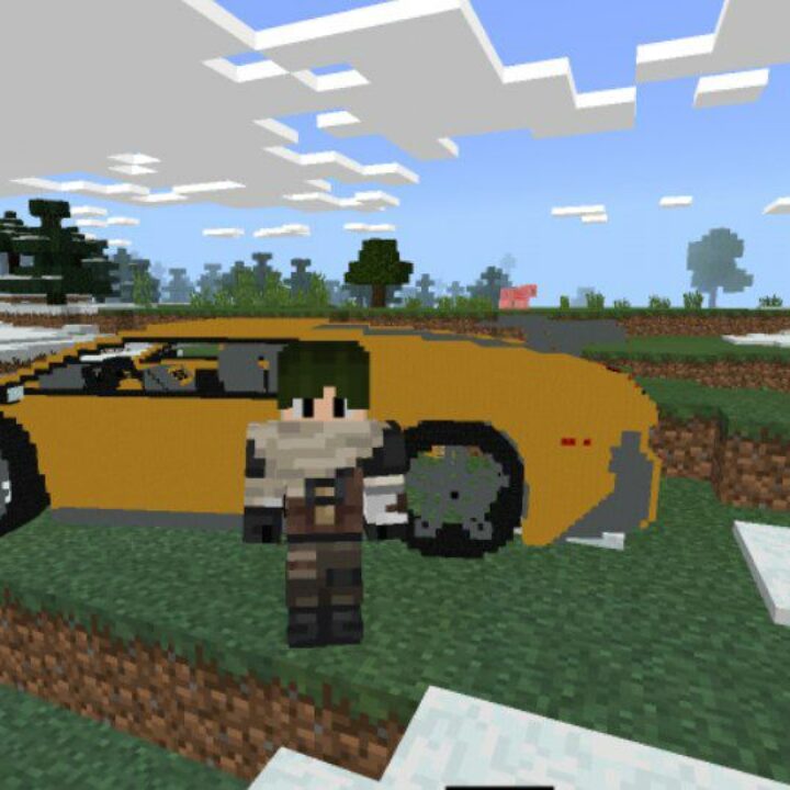 3D Cars Mod for Minecraft PE