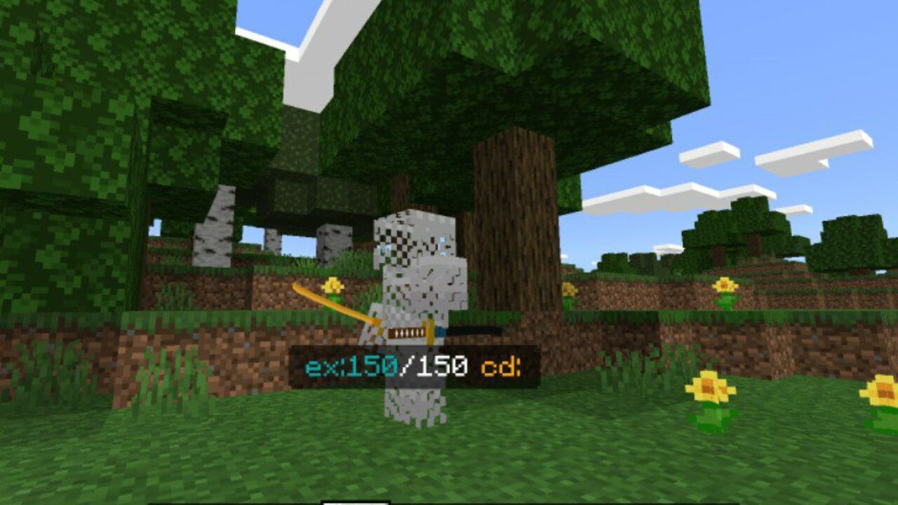 3D Combat from Dual Wield Mod for Minecraft PE