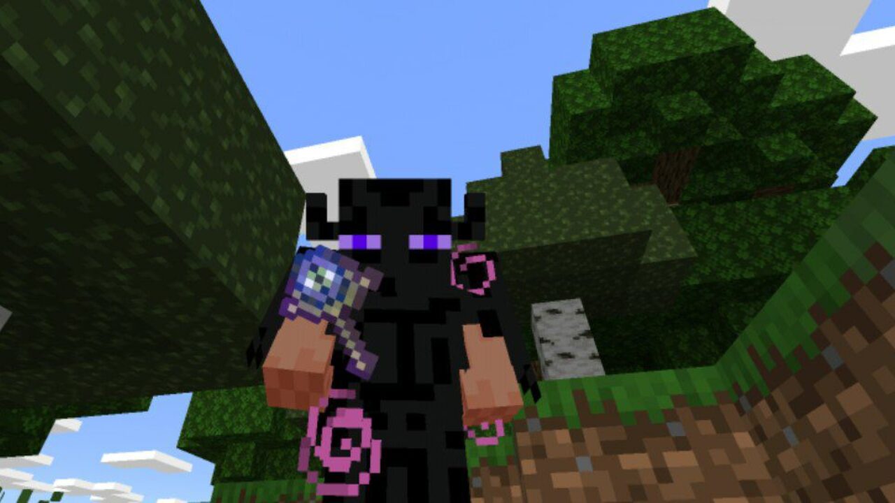 Armor from Enderman Mod for Minecraft PE