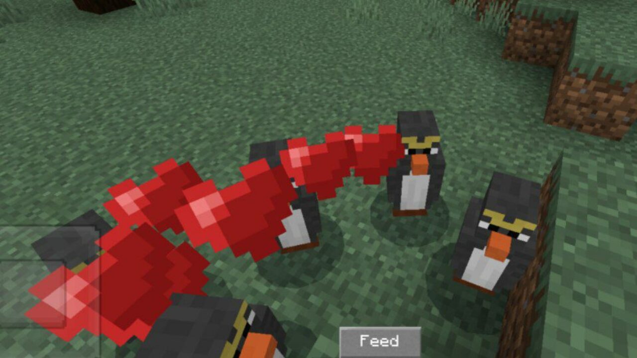 Feed Them from Penguin Mod for Minecraft PE