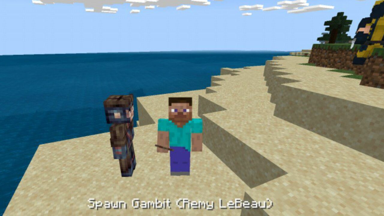 Gambit from Wolverine Mod for Minecraft PE